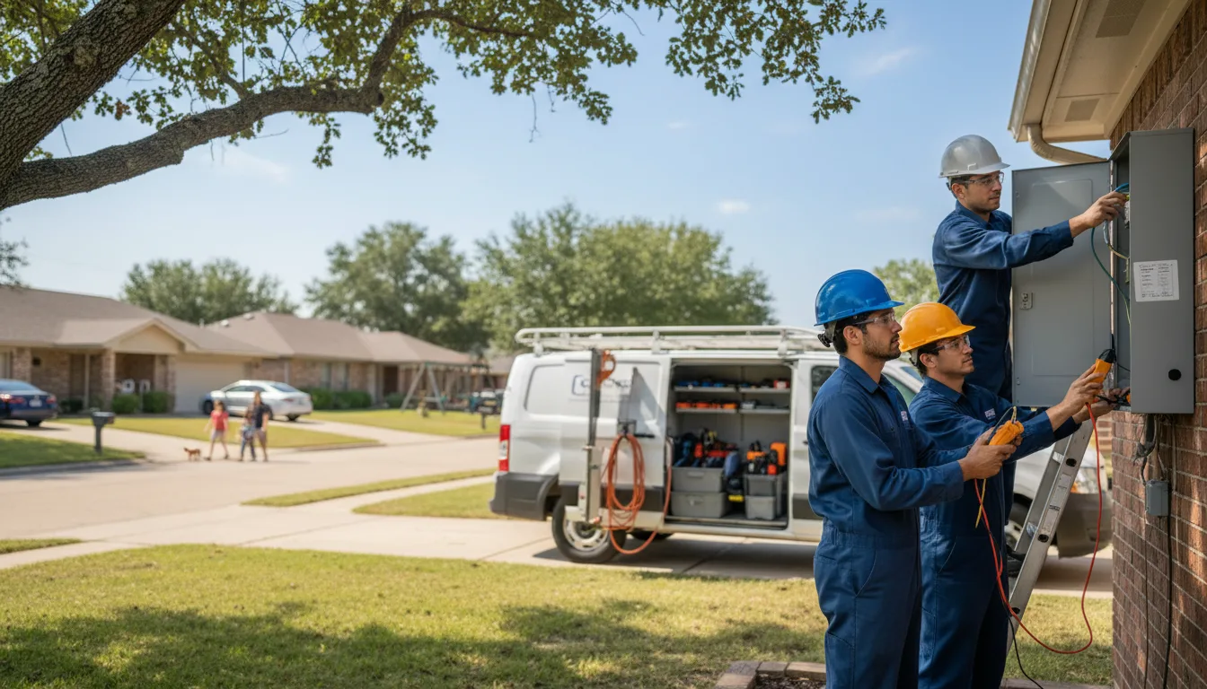 Certified electrician providing emergency electrical services in Brookville, KS